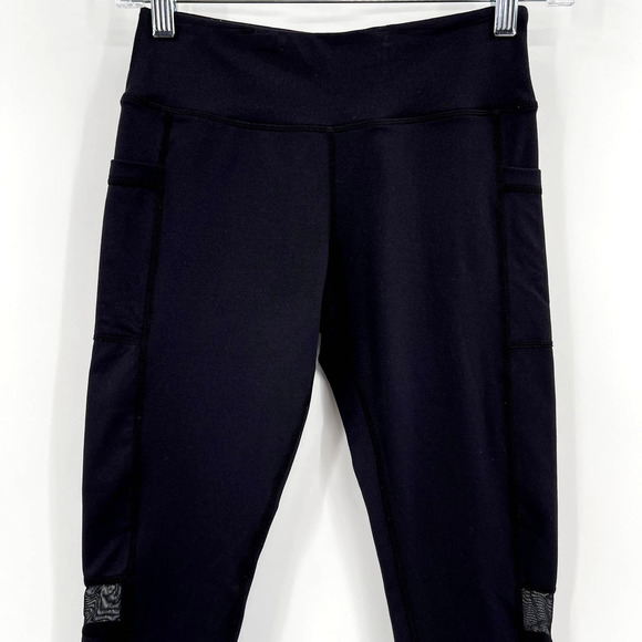Senita Athletics Fierce Pant Mesh Cutout Legging Black Size XS Sheer Mesh Panels - Picture 4 of 12